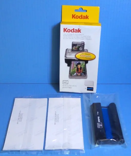 Kodak EasyShare PH-40 Color Cartridge & Photo Paper Kit Complete In Box