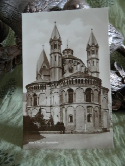 935 Koln a Rh Kirche St Apostein - Vetag von Karl Rud, Bremer & Co Postcard
