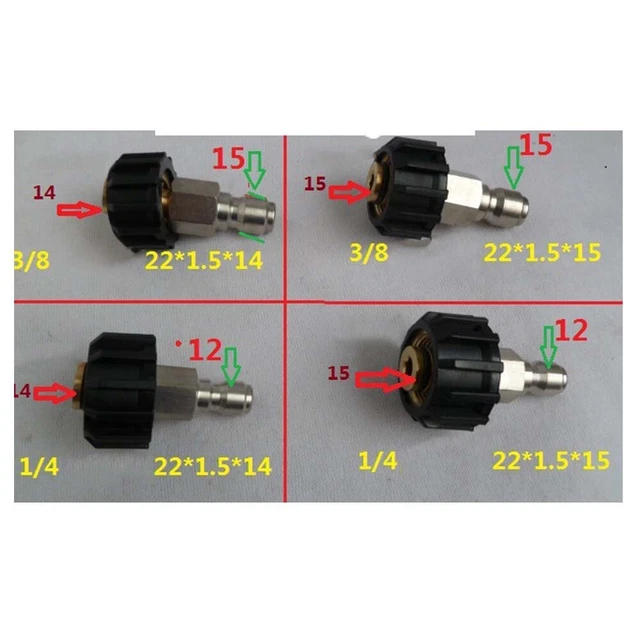 Mini Accoppiamento A Sgancio Rapido Per Idropulitrice Donna Qualità - Foto 7