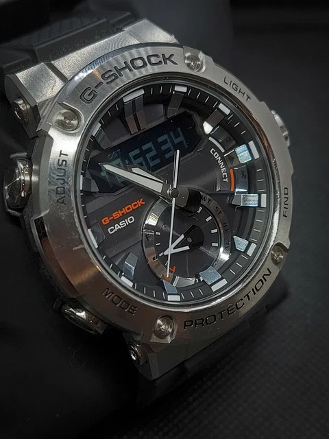 Cinturino in caucciù di ricambio per Casio gst b100 210 gst w300 S Cinturino per orologio in silicone da uomo Bracciale con fibbia ad ardiglione impermeabile  1511