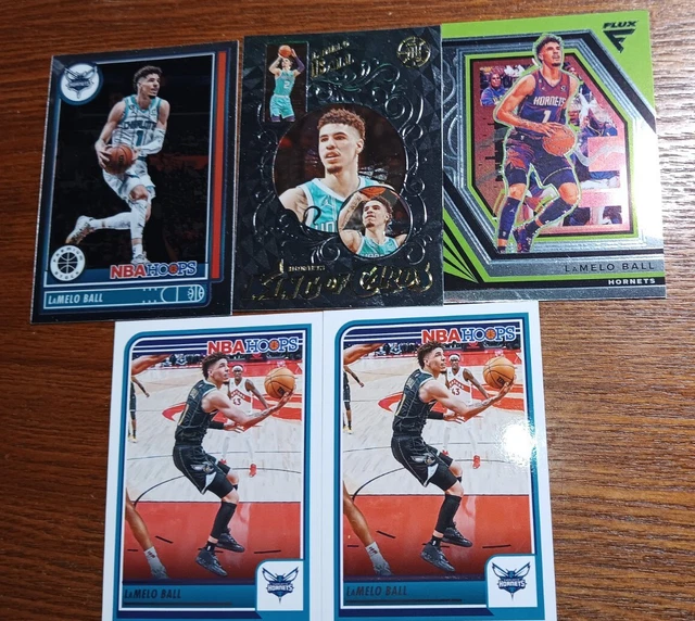 LAMELO BALL 202324 Panini NBA HOOPS / FLUX Lot of 5 BASE & KING OF