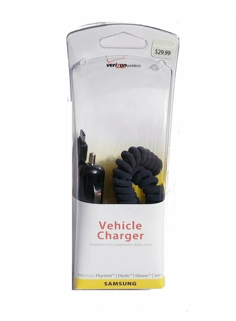 New Verizon Wireless Vehicle Charger for Samsung Flipshot Glyde Gleam Juke