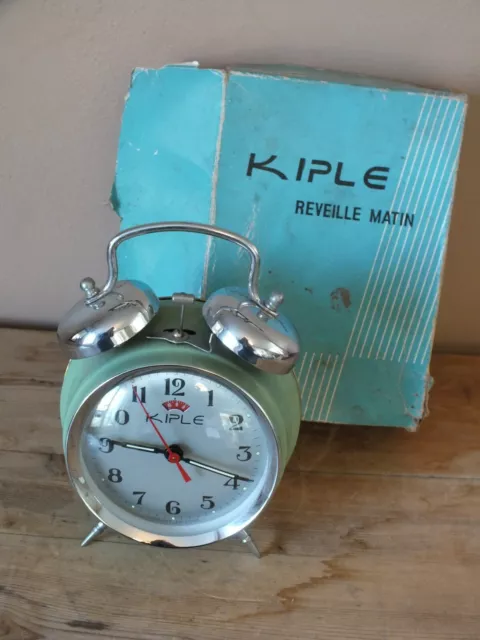 + Réveil Kiple vintage avec boite d'origine - ne fonctionne pas +