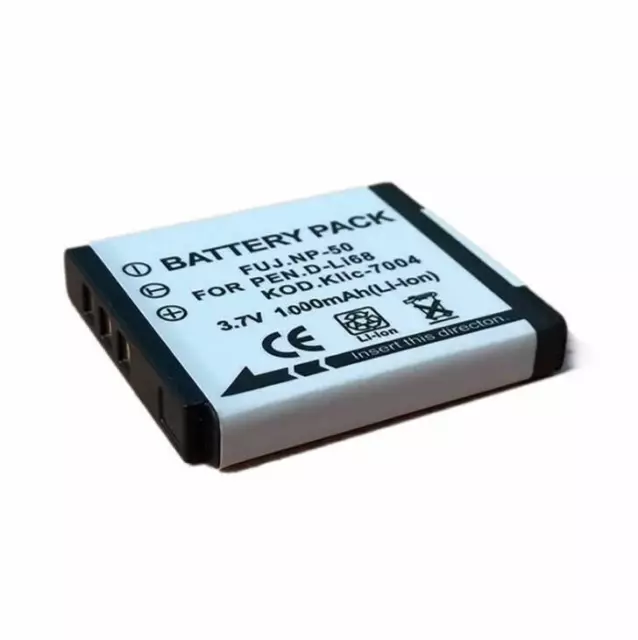 Batteria NP-50 NP50 per Fuji FinePix F50FD F60FD F100FD F200EXR X10 1000mAH