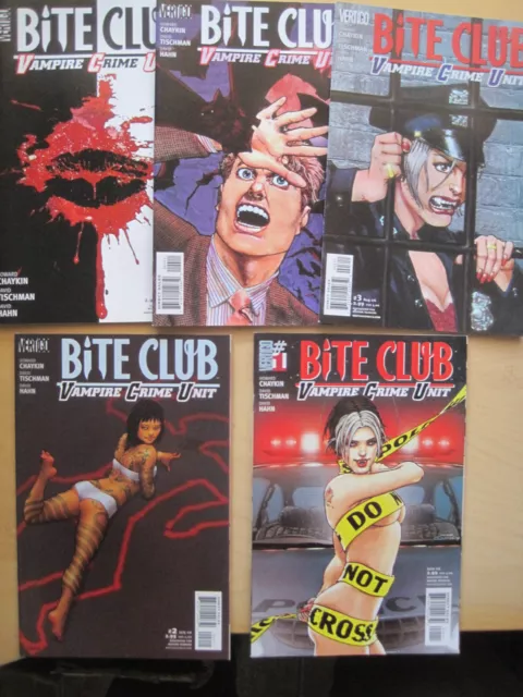 BITE CLUB, VAMPIRE Crime Unit :COMPLETE 5 ISSUE DC 2006 SERIES by Howard CHAYKIN