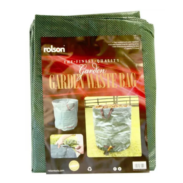 Garden Waste Bag Grass Cuttings Compost Bag Recycling 270L Rolson 82504