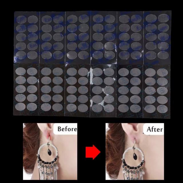 60X EarLift Oreja Lóbulo Oreja Soporte Protector Pendientes Espaldas Herramienta Estirada JQ