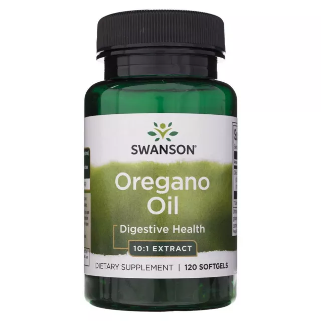 Swanson Oil of oregano 10:1 extract 150 mg 120 capsules