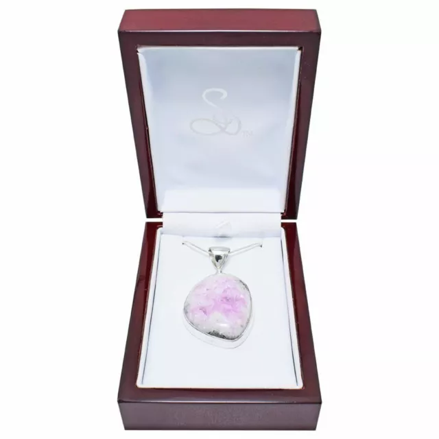 Pink Cobalto Calcite Pendant Necklace by Stones Desire 3