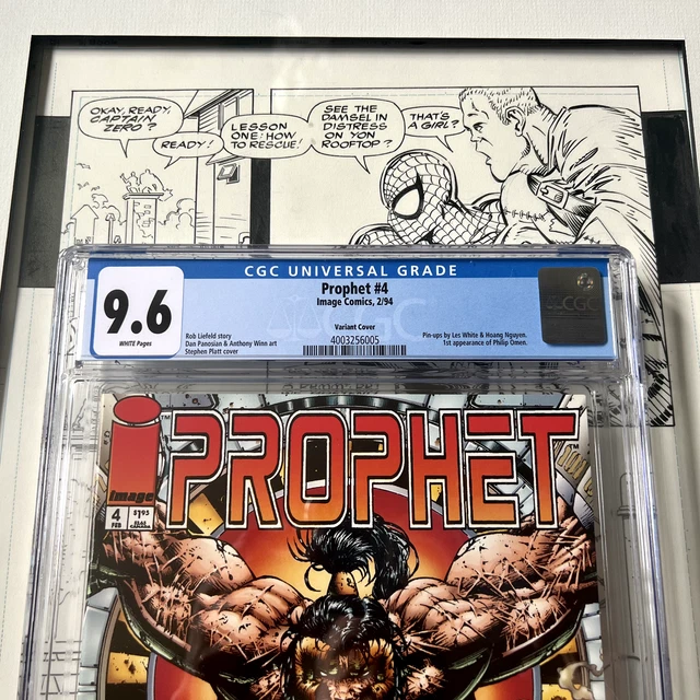 Prophet #4 CGC 9.6 WP | Variant Cover | Stephen Platt Art | Image Comics 1994 2