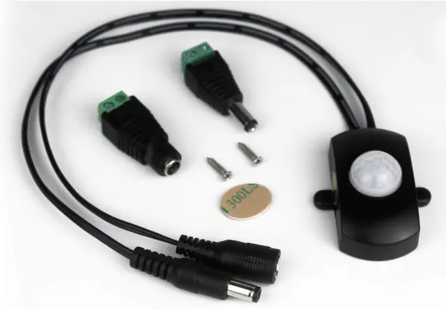 Taikuwu Aotomatic Mini 5A/12V 24V PIR Infrarot Bewegungssensor Detektor Schalter für