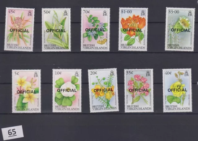 / British Virgin Islands - Mnh - Flowers - Official