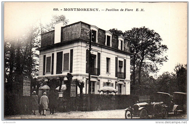 95 MONTMORENCY - facade du pavillon de flore.