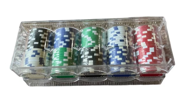 Poker Chips 100 Composite New