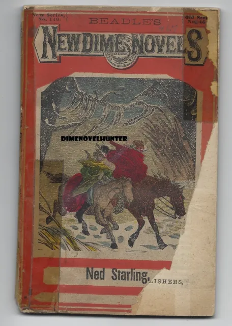 1866 Beadle's New Dime Novels #146 Highwayman Stories Dime Novel Story Paper