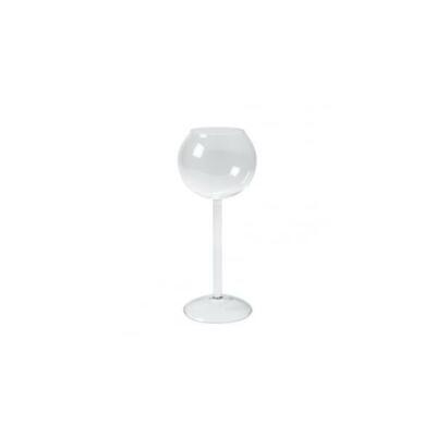 Portacandela,Vetro Decorativo,Bicchierino per Tea Light Globe Su Fuß ,H.21cm ,
