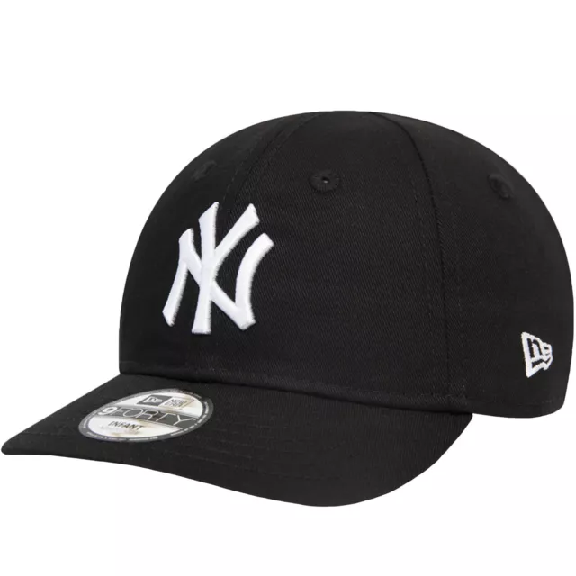 New Era Infants New York Yankees 9FORTY Essential MLB Baseball Cap Hat - Black