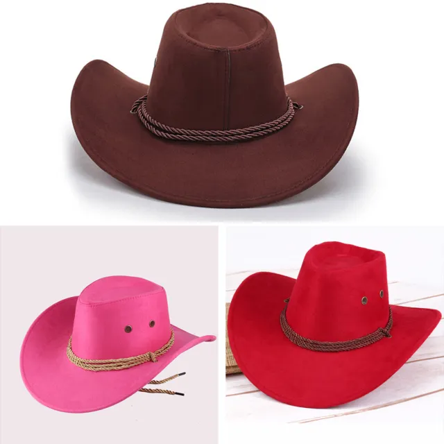 Chapeau de Cowboy Chapeau de camping à l'extérieur Unisexe Hommes et Femmes