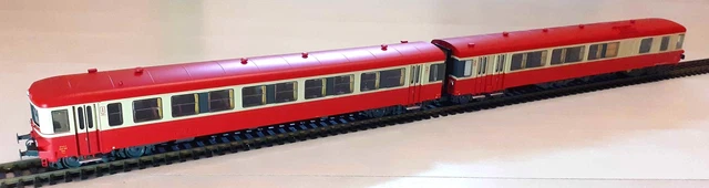 Autorail diesel EAD X4334 + XR8355 SNCF rouge/crème - LSM10037 - LS