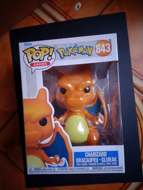 FUNKO POP  # GAMES CHARIZARD 843 POKEMON VINYL  # 9cm.   NEW Action Figure