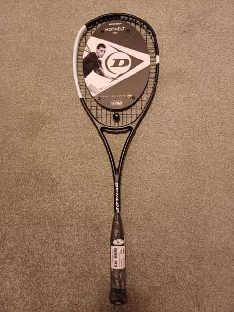 Dunlop hotmelt Pro Squash racket, brand new never used, with original packaging