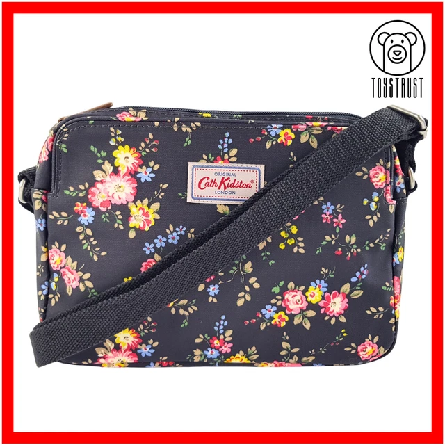 CATH KIDSTON MINI Busy Bag Cross Body Bag Red Floral Bloom Matte Oilcloth CF24 26.99 PicClick UK