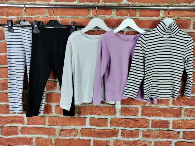 Girls Bundle Age 4-5 Years M&S Next Leggings Top T-Shirt Casual Set Kids 110Cm