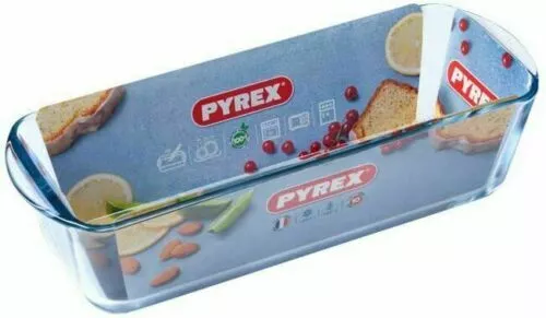 Pyrex Glass Loaf Pan Dish High Resistance 30cm