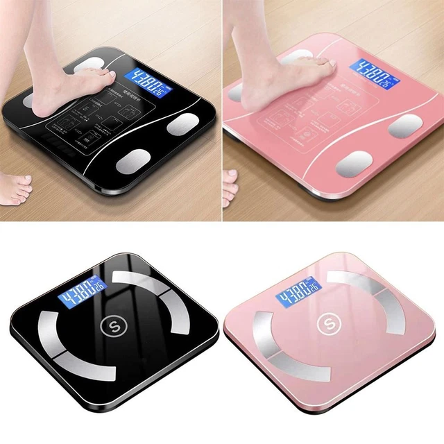 LCD Digital Electrónico Baño Balanza Bluetooth Balanzas Peso