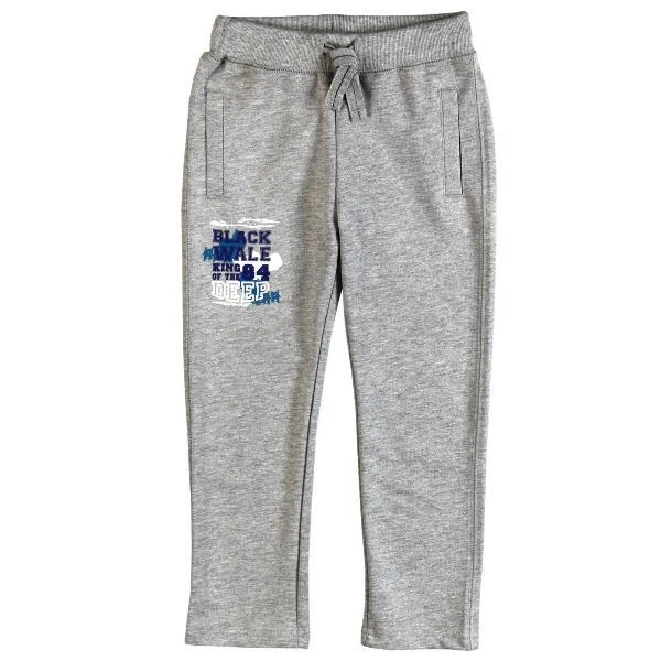 Bambini Pantaloni Tuta per Ragazzi Grigio Tgl 116 128 140 152 162 Di Boboli