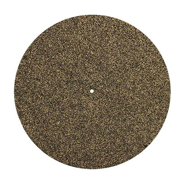12& ACRYLIC&CORK&RUBBER SLIP Turntable Platter Mat Record Player Anti