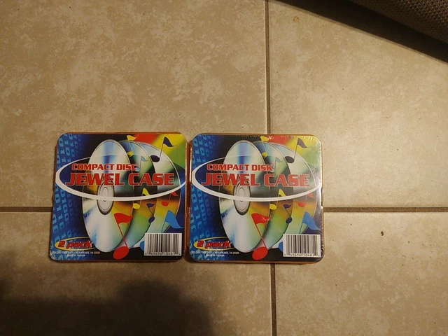 Lot of 2 Compact Disc Jewel Case  2pack
