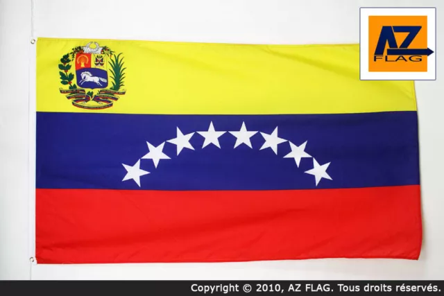 BANDERA de VENEZUELA 150x90cm - BANDERA VENEZUELANA 90 x 150 cm poliéster ligero