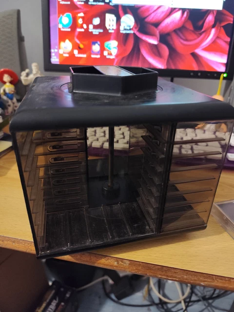 Étui De Rangement Pour 60 Cassettes Audio - Valise 47x37x10cm Argenté/Noir - Protection Et Organisation