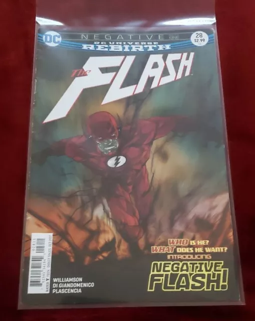 The Flash #28 DC Comics DC Universe Rebirth (NEGATIVE FLASH)