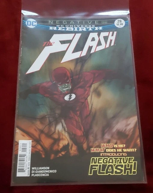The Flash #28 DC Comics DC Universe Rebirth (NEGATIVE FLASH)