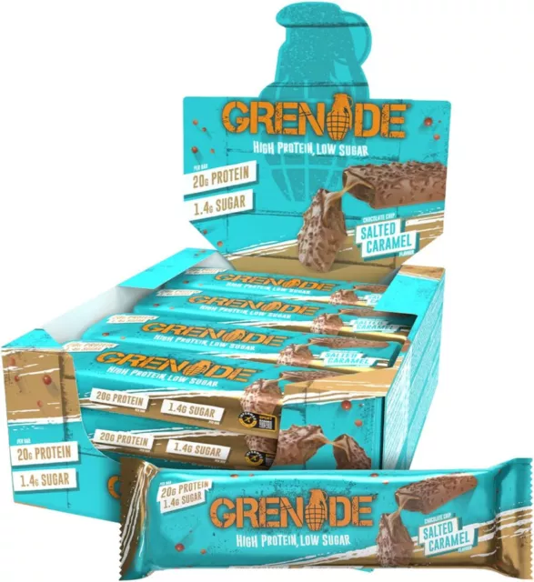 GRENADE Carb Killa barrette proteiche box 12 pezzi Low Sugar 20g protein