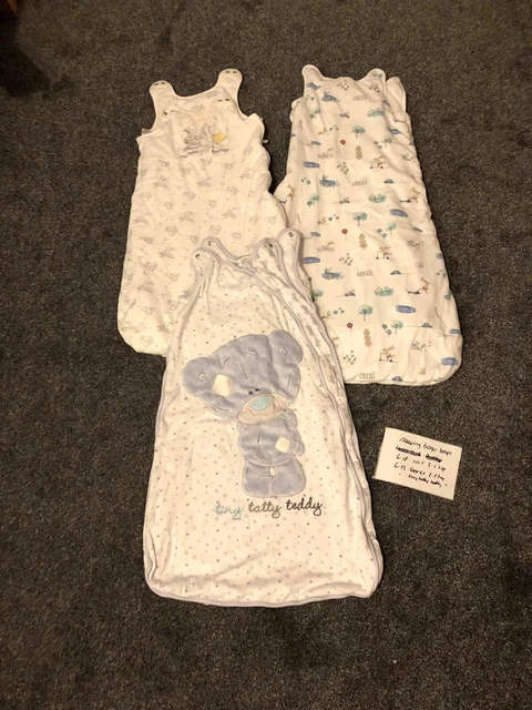 Pacchetto sacchi a pelo bambini 6-12 mesi bambino M&S George 2,5 tog