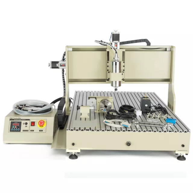 4Axis USB Port Metal Wood Engraver with Tool Sensor CNC8050 Router 1.5kw Spindle