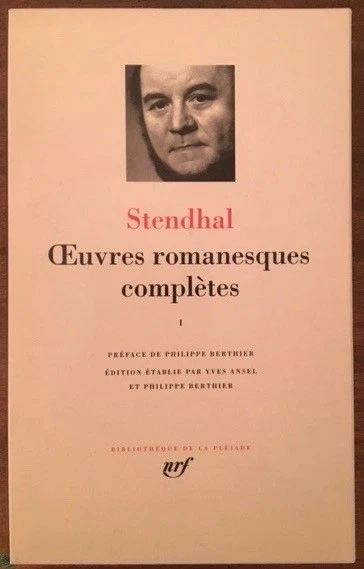 STENDHAL OEUVRES COMPLÈTES Tome 1 EUR 8,00 - PicClick FR