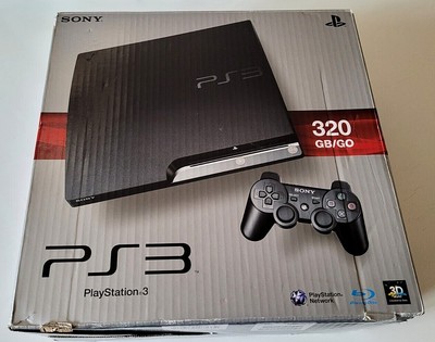 Console Sony PlayStation 3 PS3 Slim 320Go En Boite + 1 Manette - CECH-2504B