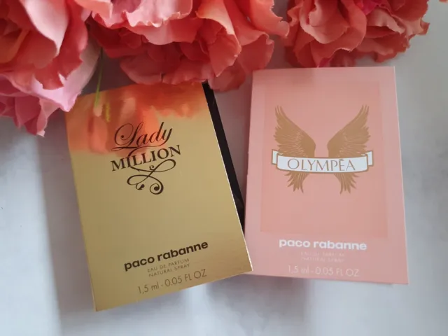 Paco Rabanne ✨️ Lady Million & Olympea Eau De Parfum Probe Set 2x 1,5ml Neu