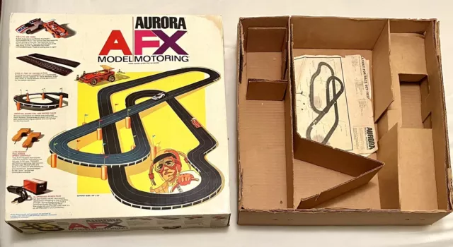 Vintage 1970s Aurora AFX Race Track Set Box Only No Slot Cars 2