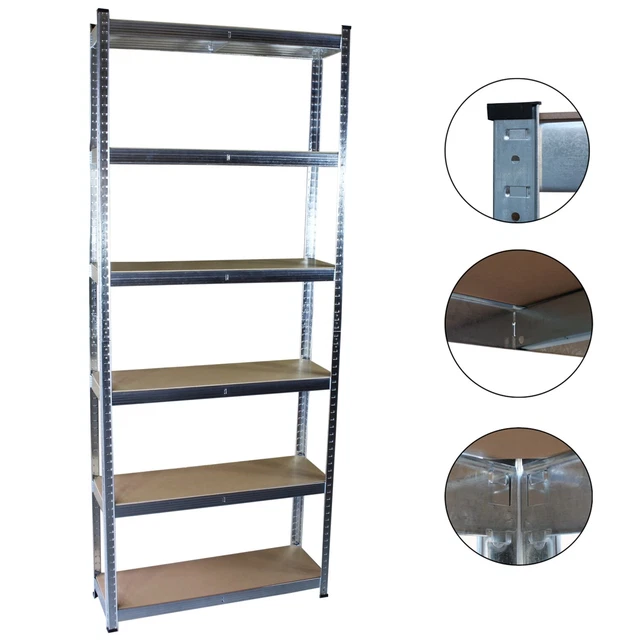 Registrazione scaffale scaffale per carichi pesanti 220 x 90 x30 scaffale seminterrato scaffale per cartelle scaffale a spina