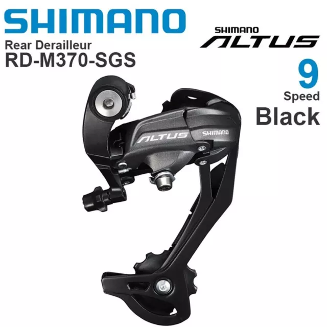 1X Shimano Altus RD-M370 7/8/9speed Bicycle Bike Rear Derailleur Bolt-On