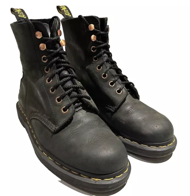 DR MARTENS NEW Order 1460 Power Roses joy division ankle boots UK6