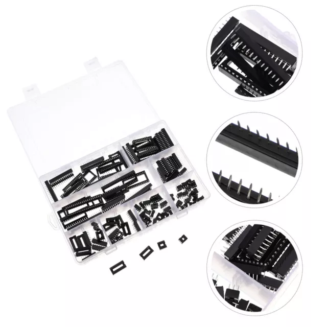 100 Pcs Sma Connectors Ic Chip Socket Pin Connection Adapter