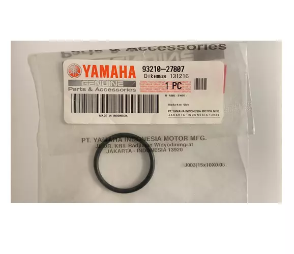 YAMAHA O-ring, OEM MTM690XSR700 MT-03 MTM690-UXSR700 TRACER 700   93210-27807