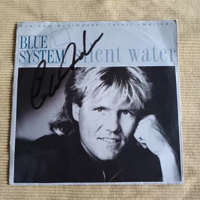 Dieter Bohlen, Blue System, Maxi LP "Silent Water" mit Signatur/ Autogramm