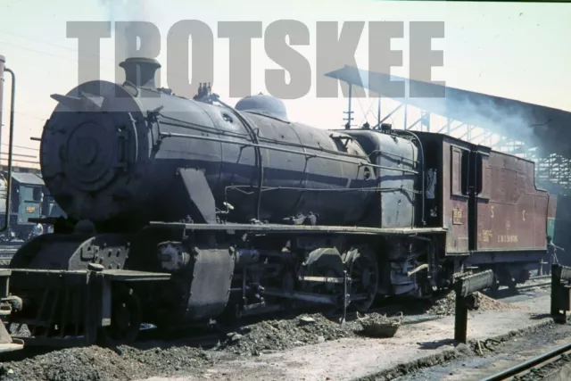 35mm Slide INDIA Indian Railways Steam Loco 30168 Secunderabad 1976 Original